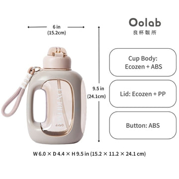 Oolab Water Bottles & Accessories Oolab Sport Handle Bottle Big Volume Outdoor 1500ml Oolab Sport Handle Bottle Big Volume Outdoor 1500ml
