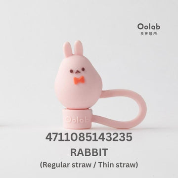 Oolab Drinkware Accessories Rabbit Oolab Stay With You Series Straw Cap Oolab Stay With You Series Straw Cap