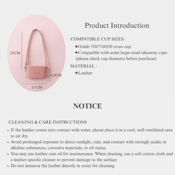 Oolab Water Bottles & Accessories Oolab Tumbler Carry Sleeve Cup Holder Oolab Tumbler Carry Sleeve Cup Holder