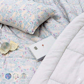 Pika Pika Blankets, Comforters & Quilts PikaPika Authentic Made-in-Korea Quilt (2m x 1m) – Lightweight Spring/Summer All-Season Comforter - Monet Garden Series PikaPika Authentic Made-in-Korea Quilt (2m x 1m) – Lightweight Spring/