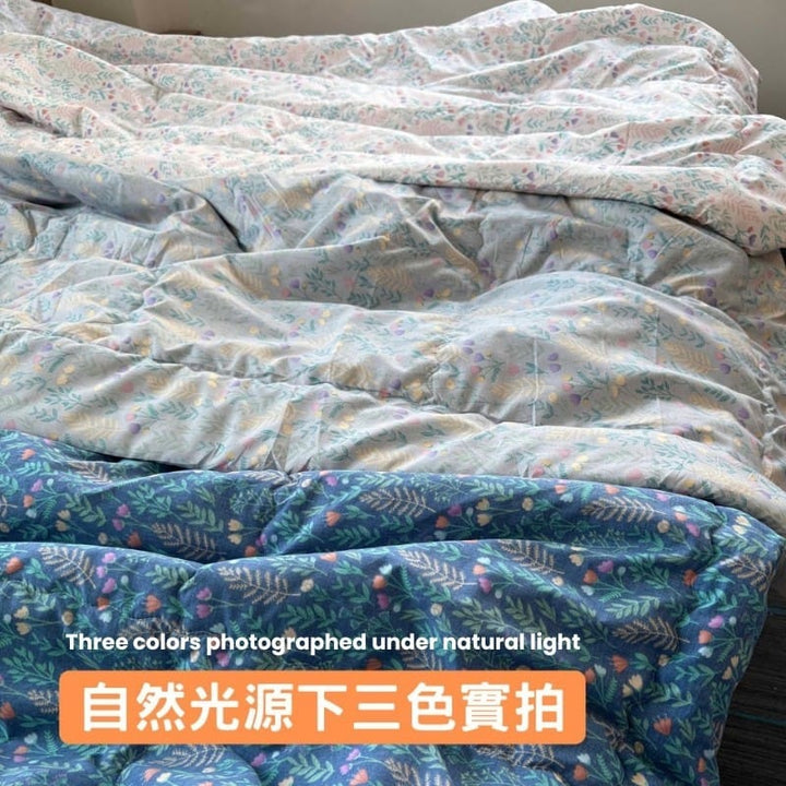 Pika Pika Blankets, Comforters & Quilts PikaPika Authentic Made-in-Korea Quilt (2m x 1m) – Lightweight Spring/Summer All-Season Comforter - Monet Garden Series PikaPika Authentic Made-in-Korea Quilt (2m x 1m) – Lightweight Spring/