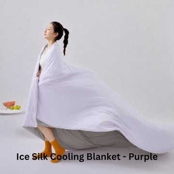 Pika Pika Blankets, Comforters & Quilts Purple Pikapika - Ice Silk Cooling Blanket Pikapika - Ice Silk Cooling Blanket