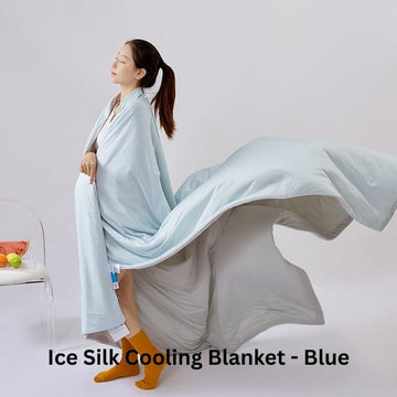 Pika Pika Blankets, Comforters & Quilts Blue Pikapika - Ice Silk Cooling Blanket Pikapika - Ice Silk Cooling Blanket