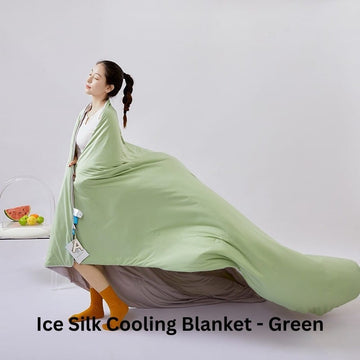 Pika Pika Blankets, Comforters & Quilts Green Pikapika - Ice Silk Cooling Blanket Pikapika - Ice Silk Cooling Blanket