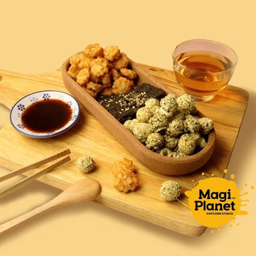 Magi Planet Popcorn MagiPlanet Grilled Seaweed Rice Cracker Popcorn Mix Snack (Alliums)(160g) MagiPlanet Grilled Seaweed Rice Cracker Popcorn Mix Snack (Alliums)(16