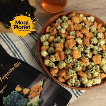 Magi Planet Popcorn MagiPlanet Grilled Seaweed Rice Cracker Popcorn Mix Snack (Alliums)(160g) MagiPlanet Grilled Seaweed Rice Cracker Popcorn Mix Snack (Alliums)(16