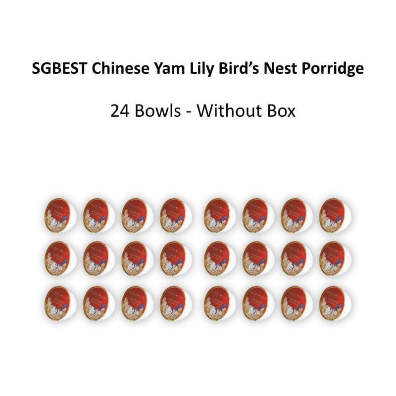 SGBest Vitamins, Minerals & Wellness Supplements 24 Bowls - w/o Box SGBEST Chinese Yam Lily Bird’s Nest Porridge SGBEST Chinese Yam Lily Bird’s Nest Porridge
