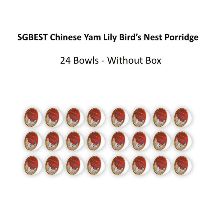 SGBest Vitamins, Minerals & Wellness Supplements 24 Bowls - w/o Box SGBEST Chinese Yam Lily Bird’s Nest Porridge SGBEST Chinese Yam Lily Bird’s Nest Porridge