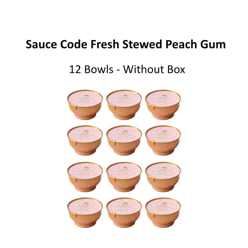 SGBest Vitamins, Minerals & Wellness Supplements 12 Bowls  - w/o Box SGBEST Fresh Stewed Peach Gum SGBEST Fresh Stewed Peach Gum