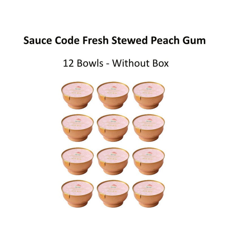 SGBest Vitamins, Minerals & Wellness Supplements 12 Bowls  - w/o Box SGBEST Fresh Stewed Peach Gum SGBEST Fresh Stewed Peach Gum