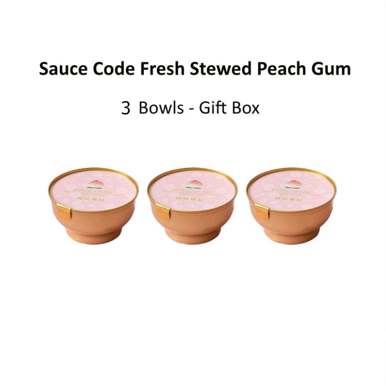SGBest Vitamins, Minerals & Wellness Supplements 3 Bowls - w/o Box SGBEST Fresh Stewed Peach Gum SGBEST Fresh Stewed Peach Gum