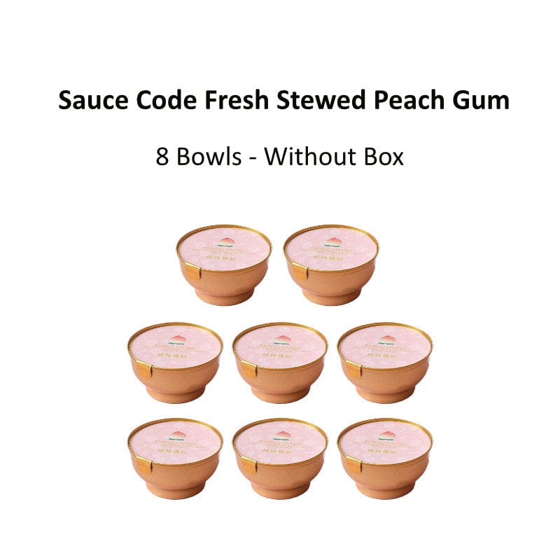SGBest Vitamins, Minerals & Wellness Supplements 8 Bowls  - w/o Box SGBEST Fresh Stewed Peach Gum SGBEST Fresh Stewed Peach Gum