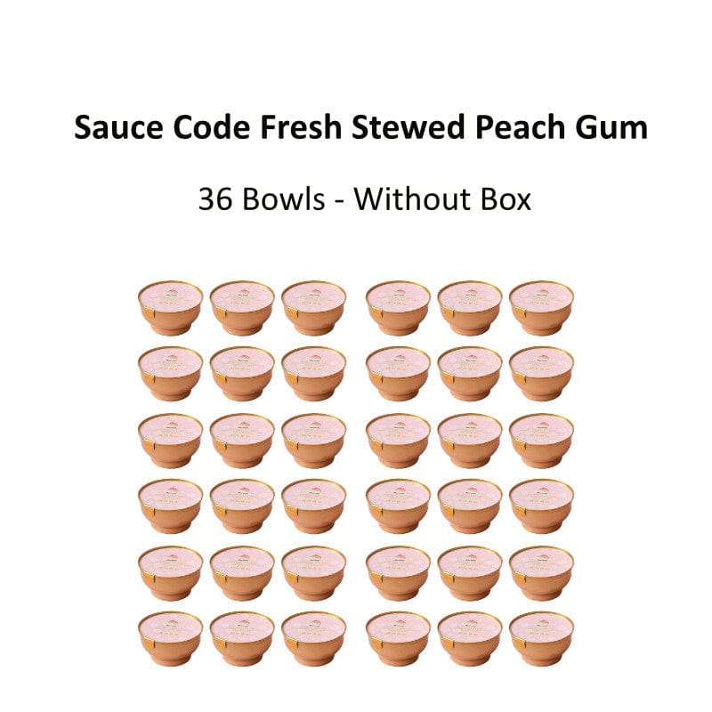 SGBest Vitamins, Minerals & Wellness Supplements 36 Bowls  - w/o Box SGBEST Fresh Stewed Peach Gum SGBEST Fresh Stewed Peach Gum