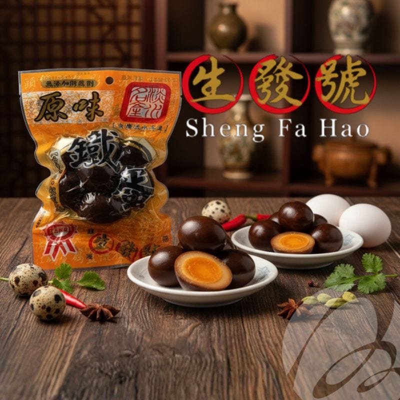 Sheng Fa Hao Egg Sheng Fa Hao - Taiwan's Famous Iron Eggs - Original / Spicy Sheng Fa Hao - Taiwan's Famous Iron Eggs - Original / Spicy 生發號鐵蛋 原味/香