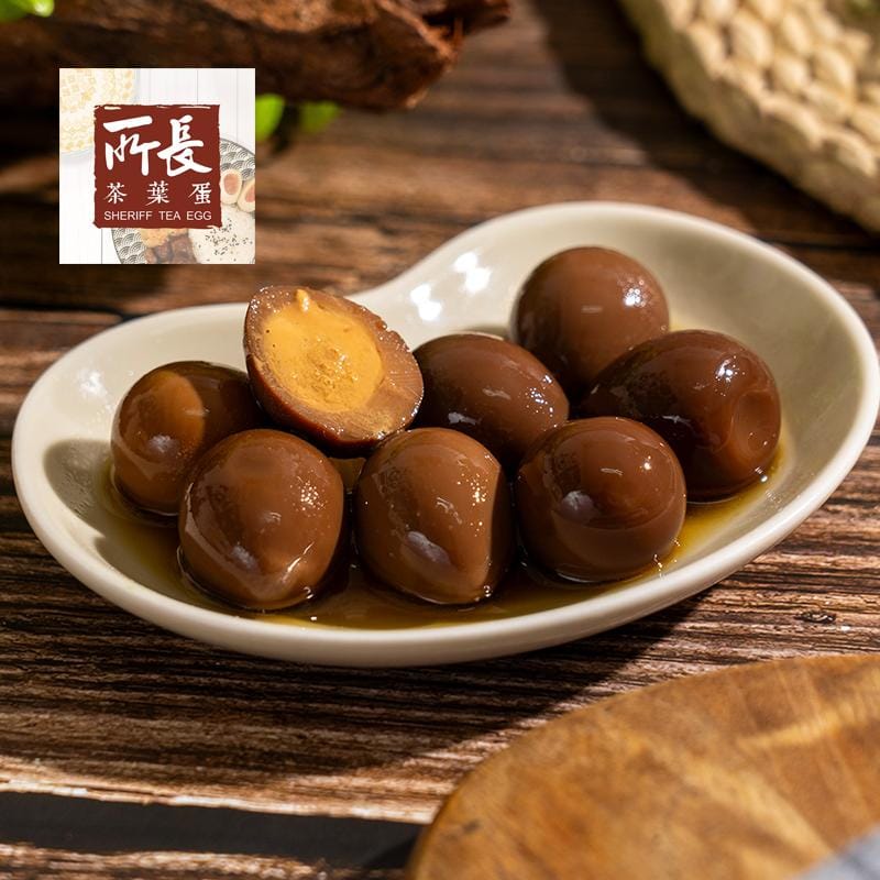 Sheriff Tea Leaf Eggs Canned, Jarred & Packaged Foods Sheriff Tea Egg Original Flavor Quail Eggs (15 Pieces) 240g- Taiwan Agriculture Products Sheriff Tea Egg Original Flavor Quail Eggs (15 Pieces) 240g- Taiwan Ag