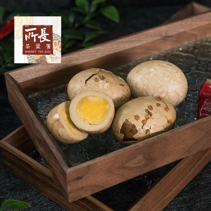 Sheriff Tea Leaf Eggs Tea Sheriff Tea Egg Original/Spicy Tea Egg – Slow-Cooked Perfection - Taiwan Agriculture Products Sheriff Tea Egg Original/Spicy Tea Egg – Slow-Cooked Perfection - Taiw