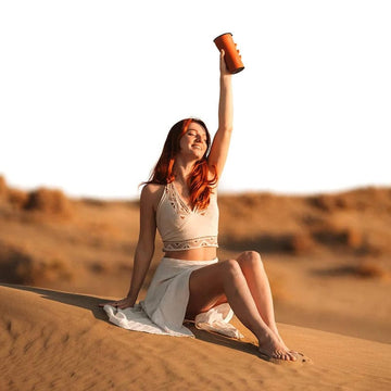 Sttoke Inc Tumbler STTOKE - Desert Sunburst  STTOKE - Desert Sunburst - ShatterProof Ceramic Reusable Cup
