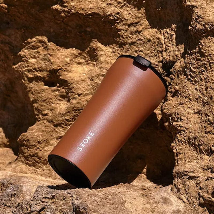 Sttoke Inc Tumbler STTOKE - Desert Sunburst  STTOKE - Desert Sunburst - ShatterProof Ceramic Reusable Cup