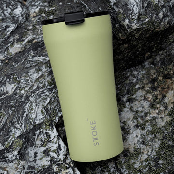 Sttoke Inc Tumbler STTOKE - Heather Green  STTOKE - Heather Green - ShatterProof Ceramic Reusable Cup