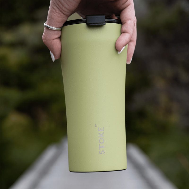 Sttoke Inc Tumbler STTOKE - Heather Green  STTOKE - Heather Green - ShatterProof Ceramic Reusable Cup