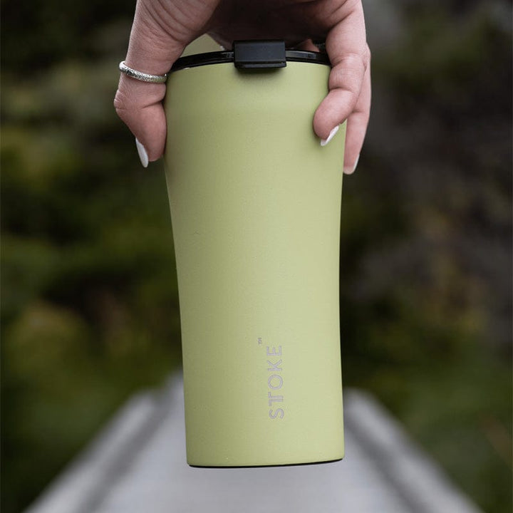 Sttoke Inc Tumbler STTOKE - Heather Green  STTOKE - Heather Green - ShatterProof Ceramic Reusable Cup