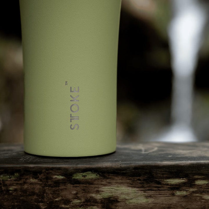 Sttoke Inc Tumbler STTOKE - Heather Green  STTOKE - Heather Green - ShatterProof Ceramic Reusable Cup