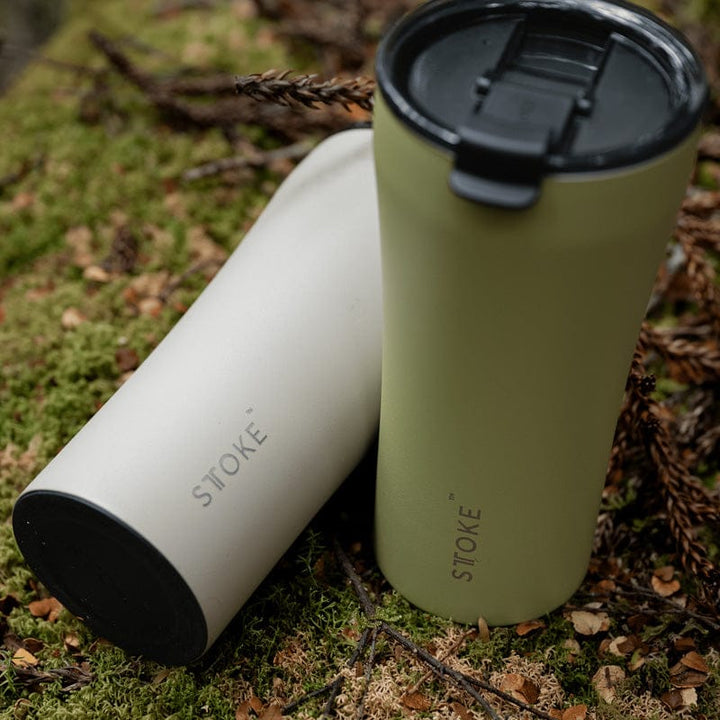 Sttoke Inc Tumbler STTOKE - Heather Green  STTOKE - Heather Green - ShatterProof Ceramic Reusable Cup