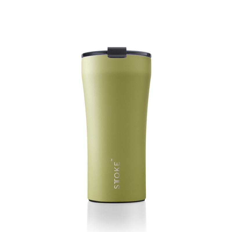 Sttoke Inc Tumbler M: The 12oz | 350ml STTOKE - Heather Green  STTOKE - Heather Green - ShatterProof Ceramic Reusable Cup