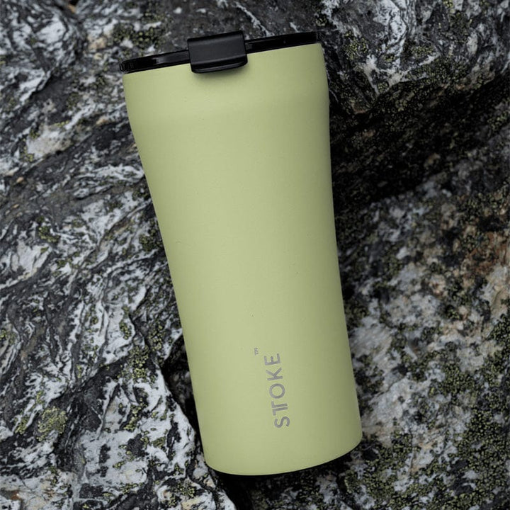 Sttoke Inc Tumbler STTOKE - Ivory Chai  STTOKE - Ivory Chai - ShatterProof Ceramic Reusable Cup