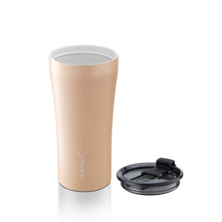Sttoke Inc Tumbler STTOKE - Ivory Chai  STTOKE - Ivory Chai - ShatterProof Ceramic Reusable Cup