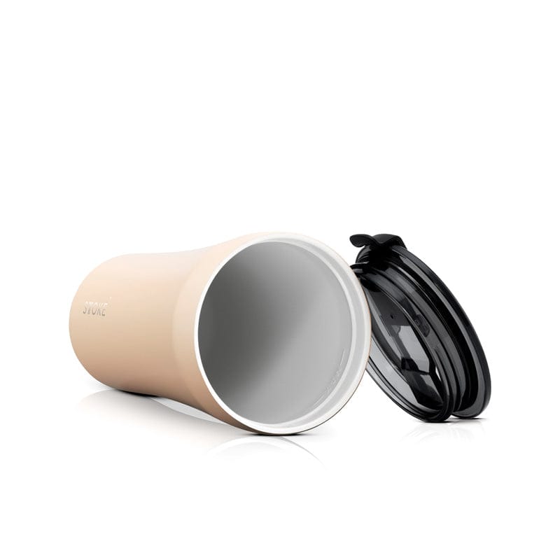 Sttoke Inc Tumbler STTOKE - Ivory Chai  STTOKE - Ivory Chai - ShatterProof Ceramic Reusable Cup