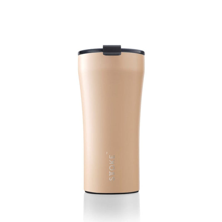 Sttoke Inc Tumbler M: The 12oz | 350ml STTOKE - Ivory Chai  STTOKE - Ivory Chai - ShatterProof Ceramic Reusable Cup