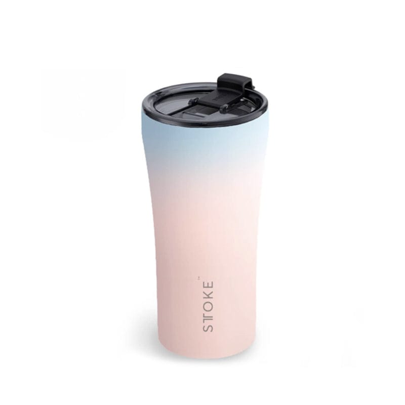 Sttoke Inc Tumbler L: The 16oz | 460ml STTOKE - Sky Blush  STTOKE - Sky Blush - ShatterProof Ceramic Reusable Cup