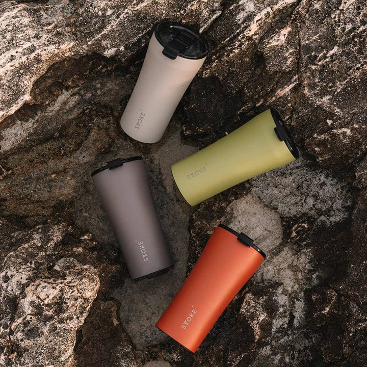 Sttoke Inc Tumbler STTOKE - Willow Grey  STTOKE - Willow Grey - ShatterProof Ceramic Reusable Cup