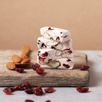 Sugar & Spice Sweets & Candies Sugar and Spice Nougat Candies 250g Cranberry 糖村 - 蔓越莓多多牛軋糖 Sugar and Spice Nougat Candies 250g Cranberry 糖村 - 蔓越莓多多牛軋糖