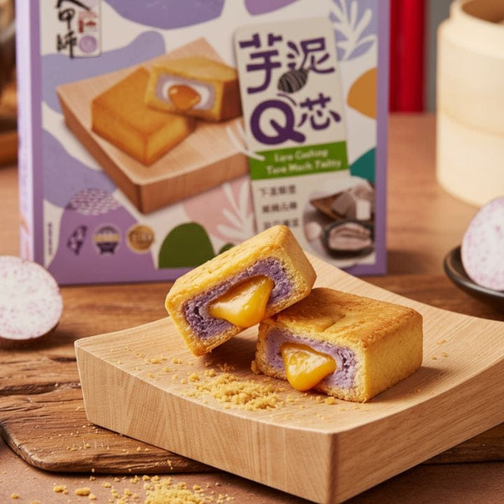 Tachia Master Snack Cakes & Pastries Tachia Master - Taro Mochi Pastry (6 Pcs) Tachia Master - Taro Mochi Pastry (6 Pcs)