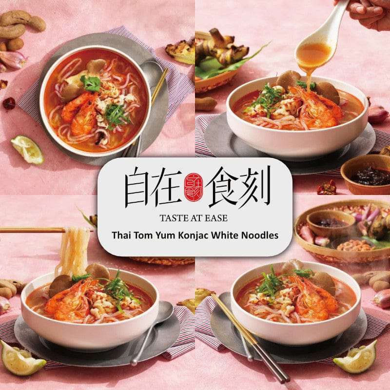 Taste At Ease Noodles Thai Tom Yum Taiwan Konjac Noodles Individual Pack -Taste At Ease Taiwan Konjac Noodles Individual Pack -Taste At Ease
