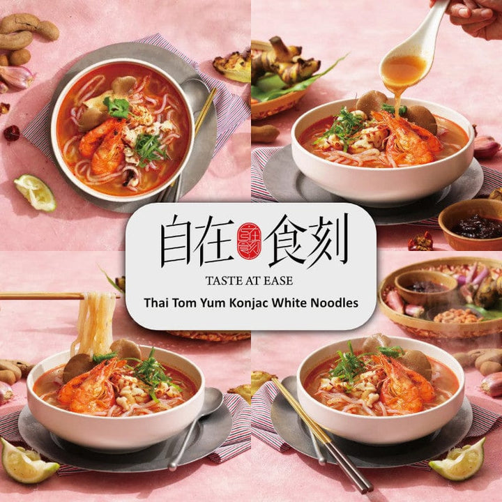 Taste At Ease Noodles Thai Tom Yum Taiwan Konjac Noodles Individual Pack -Taste At Ease Taiwan Konjac Noodles Individual Pack -Taste At Ease