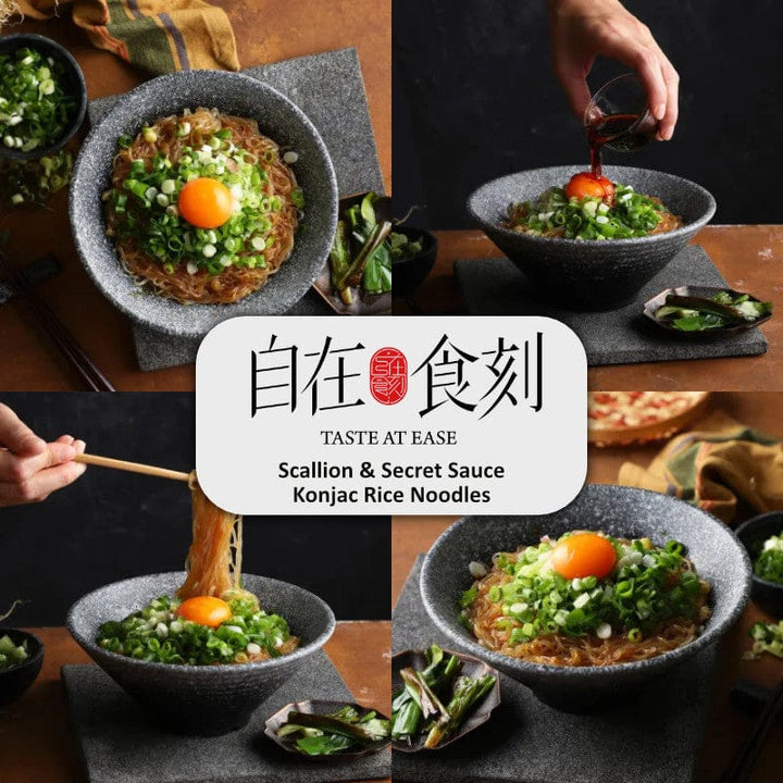 Taste At Ease Noodles Scallion&SecretSauce Taiwan Konjac Noodles Individual Pack -Taste At Ease Taiwan Konjac Noodles Individual Pack -Taste At Ease