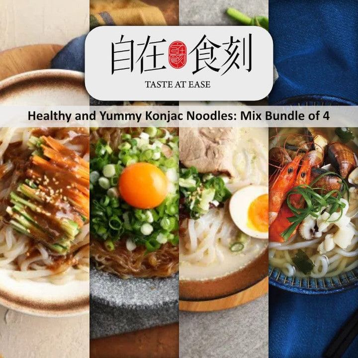 Taste At Ease Noodles Noodles Mix 4 Taiwan Konjac Noodles Mix Flavors 4 Boxes - Taste At Ease Taiwan Konjac Noodles Mix Flavors 4 Boxes - Taste At Ease