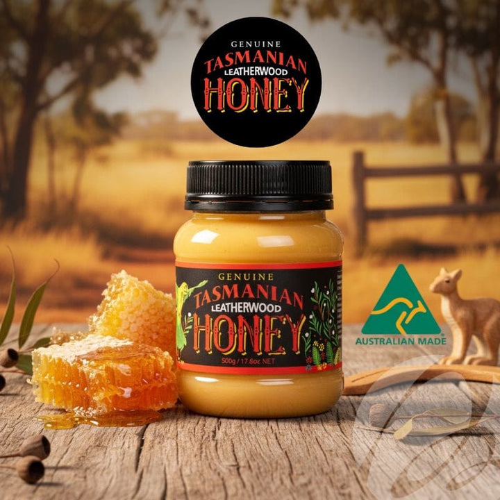 The Tasmanian Honey Company Honey Tasmanian Leatherwood Honey Tasmanian Leatherwood Honey