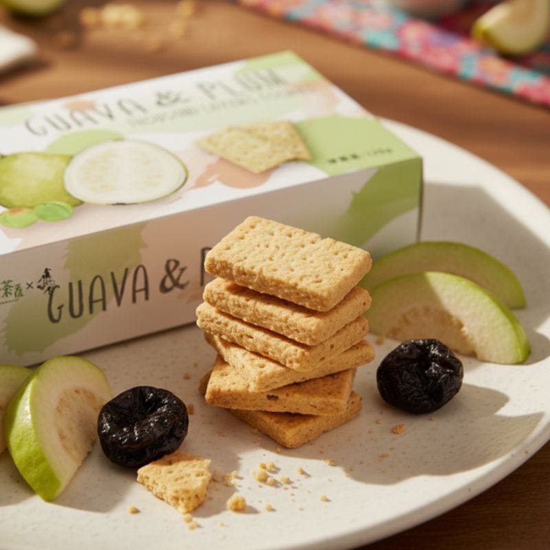 TK Food Biscuits, Cookies & Wafers Guava Plum Pineapple Crisps Snack 12pcs Guava Plum / Pineapple Crisps Snack 12pcs  - Taiwan Agriculture Produc