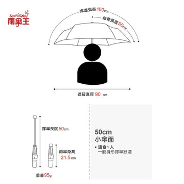 Umbrella King Umbrellas Umbrella King Big Red Manual 19" Ultra Light Quick Dry 1 Person Umbrella 95g Umbrella King Big Red Manual 19" Ultra Light Quick Dry 1 Person Umbrel