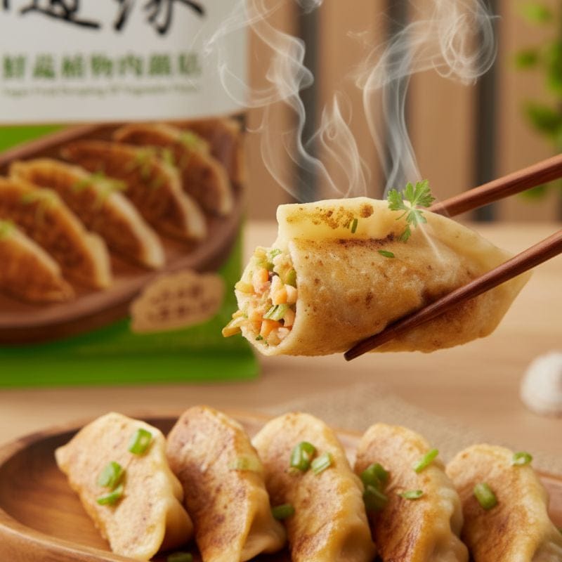 Vedan Processed Meat & Seafood Vedan Plant-Based Meat Vegetarian Pan Fried Dumplings 600g (Frozen) CNY Vedan Plant-Based Meat Vegetarian Pan Fried Dumplings 600g (Frozen