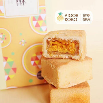 Vigor Kobo Snack Cakes & Pastries Vigor Kobo Pineapple Cake with Egg Yolk 5 Pcs Vigor Kobo Pineapple Cake with Egg Yolk 5 Pcs
