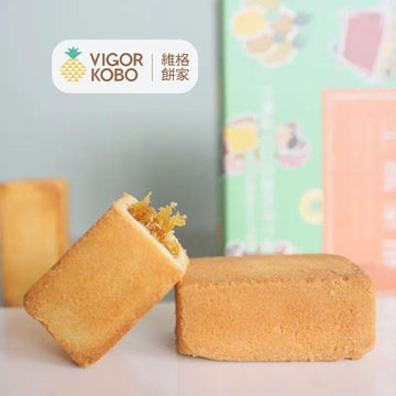 Vigor Kobo Snack Cakes & Pastries Vigor Kobo Traditional Style Pineapple Cake 6 Pcs Vigor Kobo Traditional Style Pineapple Cake 6 Pcs
