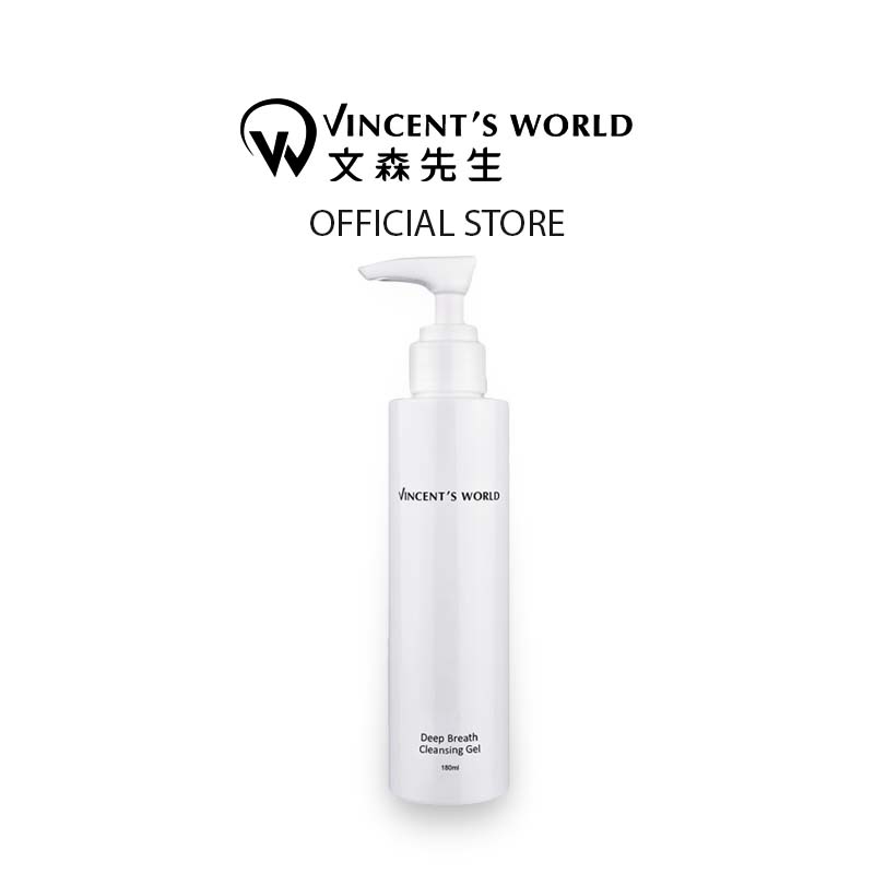 Vincent's World Facial Cleansers Deep Breath Cleansing Gel 180ml Deep Breath Cleansing Gel 180ml