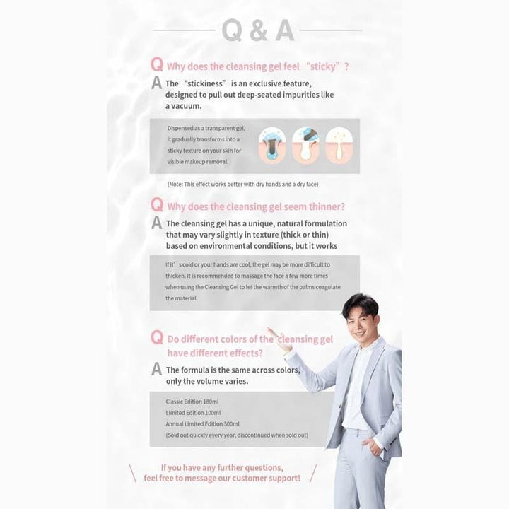 Vincent's World Facial Cleansers Deep Breath Cleansing Gel 180ml Deep Breath Cleansing Gel 180ml