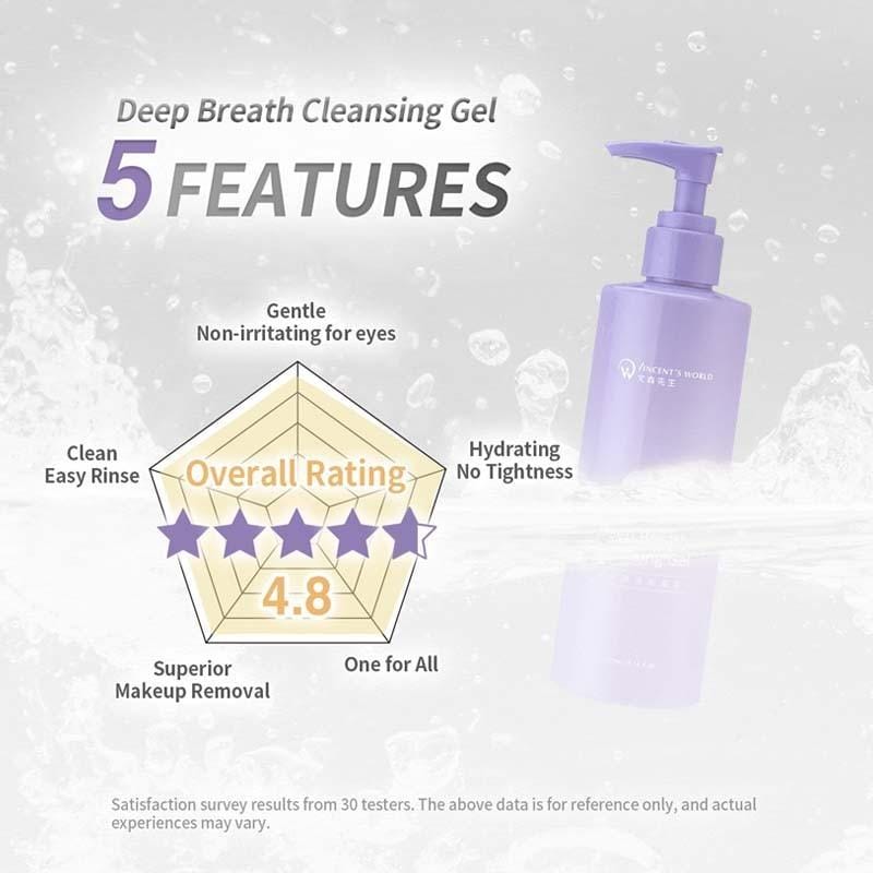 Vincent's World Facial Cleansers Deep Breath Cleansing Gel - 2024 Limited Edition 深呼吸洗卸凝露-300ml 限量版 Deep Breath Cleansing Gel - 2024 Limited Edition 深呼吸洗卸凝露-300ml 限量版
