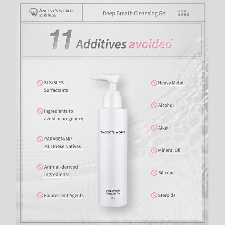 Vincent's World Facial Cleansers Deep Breath Cleansing Gel and Waterproof Setting Loose Powder Deep Breath Cleansing Gel and Waterproof Setting Loose Powder